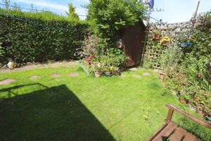 Rear Garden & Shed- click for photo gallery